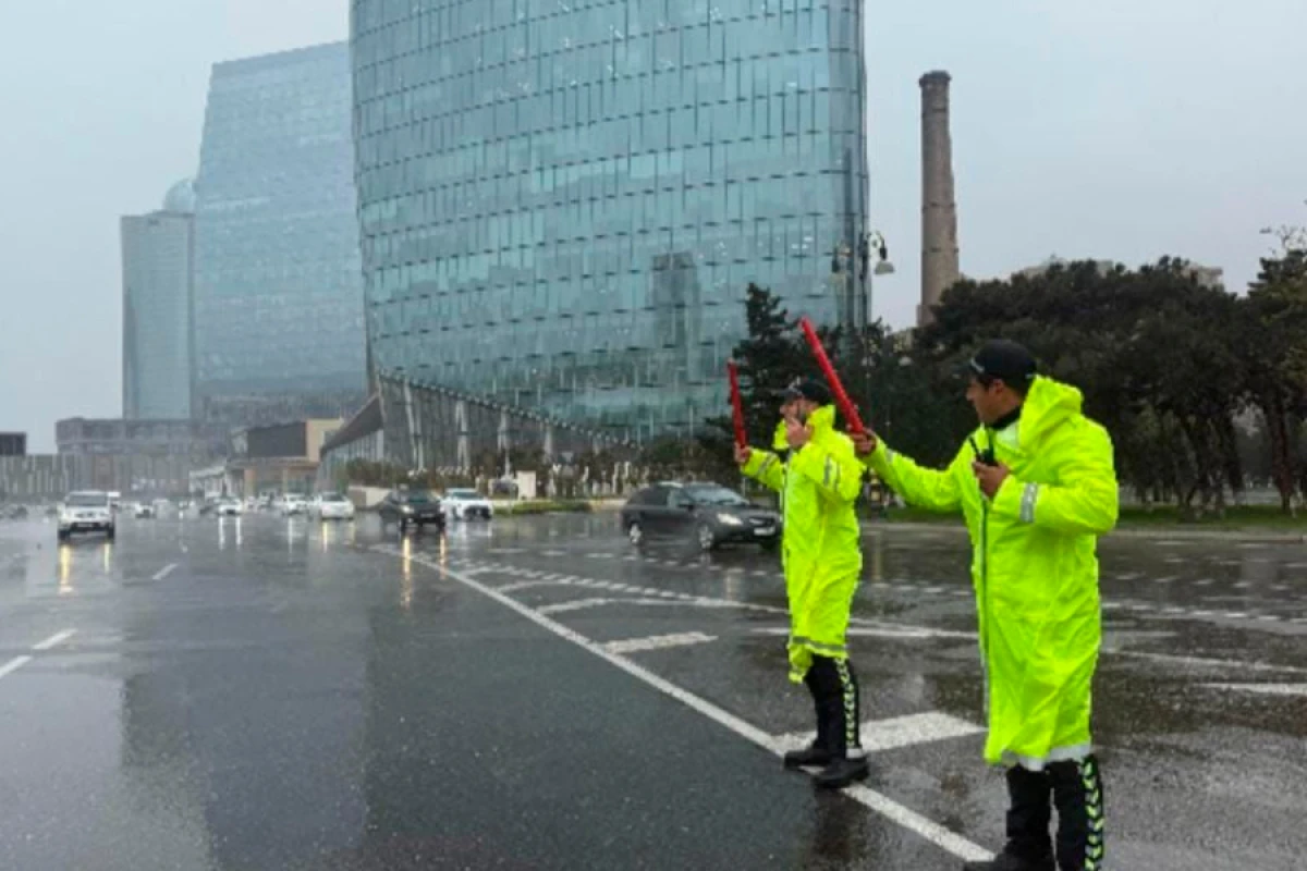 BDYPİ yağışlı hava şəraiti ilə əlaqədar hərəkət iştirakçılarına müraciət etdi