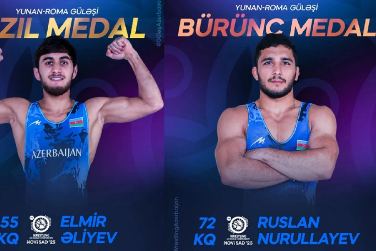 Güləşçilərimiz dünya çempionatında [[1 qızıl, 1 bürünc medal qazandılar]]