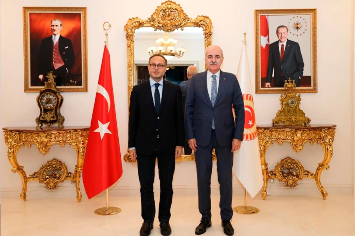 Türkiyə Parlamentinin sədri [[TÜRKPA-nın Baş katibi ilə görüşdü]]