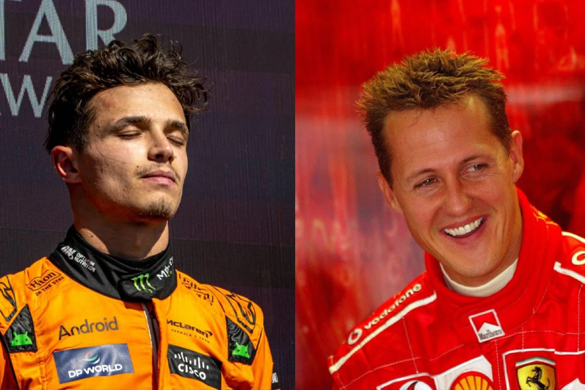 Norris Şumaxerlə [[eyni səviyyəyə]] yüksəldi