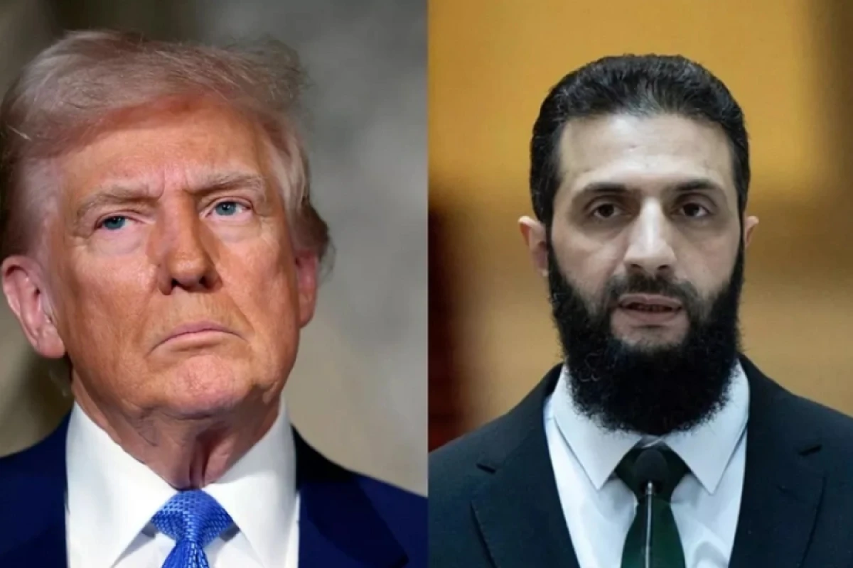 Tramp Ağ Evdə [[Əhməd Əl Şaraa ilə görüşəcək]]