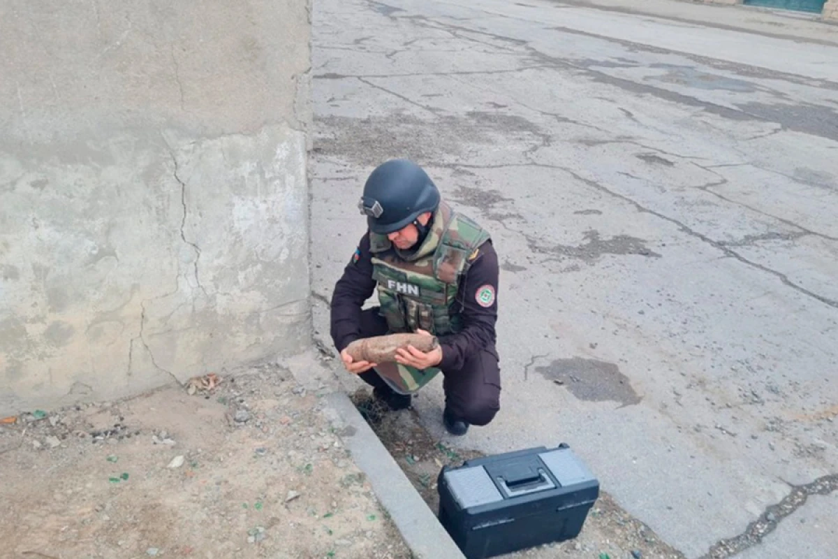 Sumqayıtda [[top mərmisi]] tapıldı