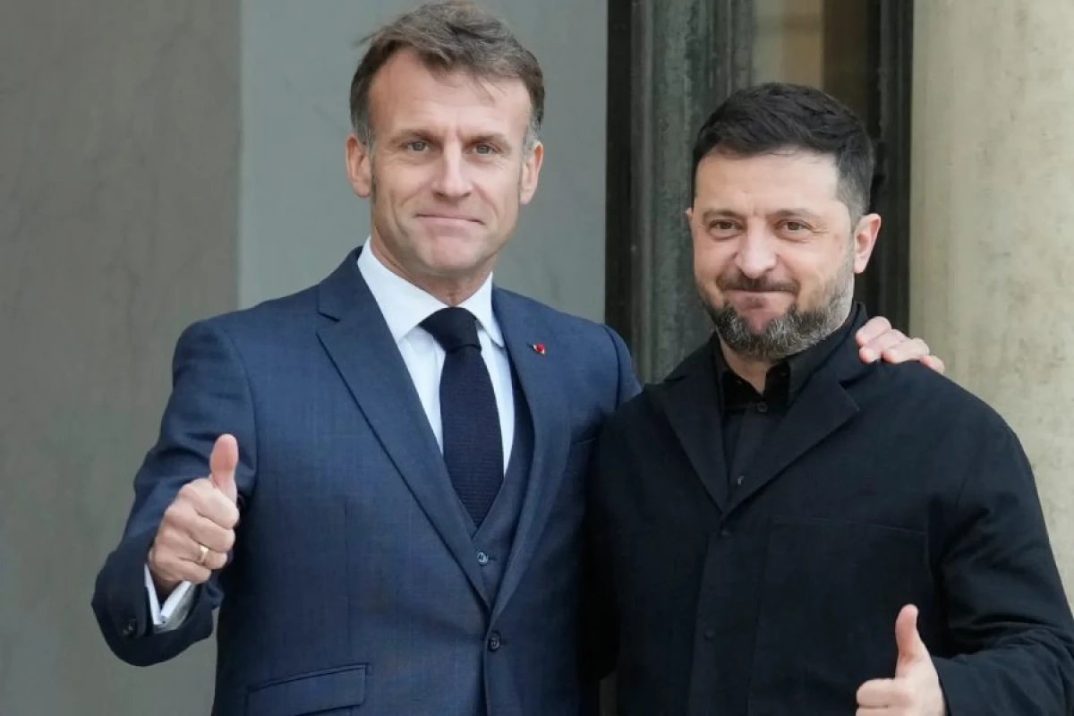 Makron Ukraynaya [[hərbi yardım sazişi]] imzaladı