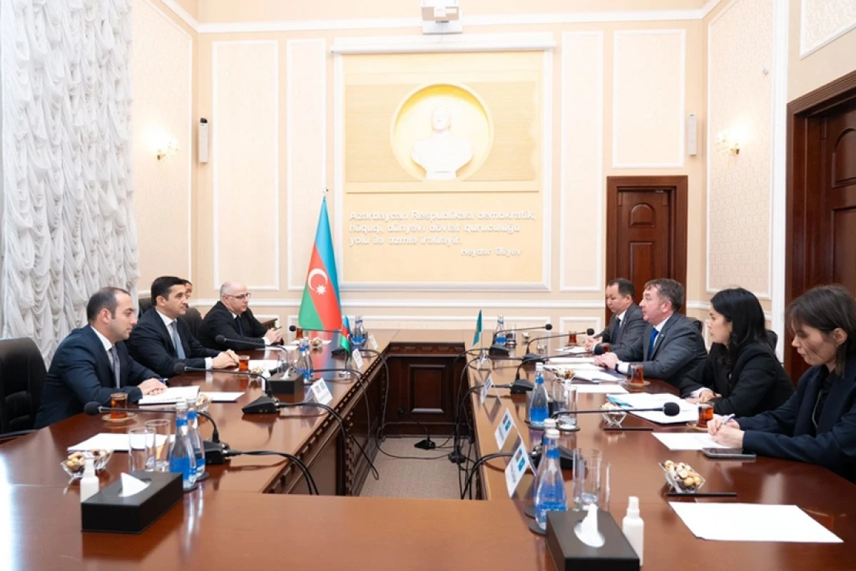 Azərbaycan və Qazaxıstan [[ədliyyə nazirləri arasında görüş]] baş tutdu