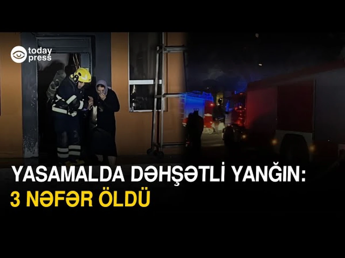 Yasamaldakı yanğınla bağlı təqsirləndirilən [[vəzifəli şəxs həbs edildi]]