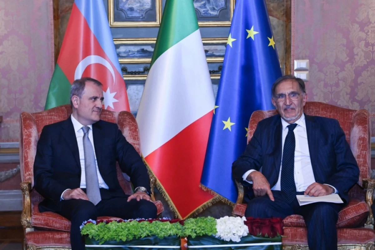 [[Ceyhun Bayramov]] İtaliya Senatının Sədri ilə görüşdü
