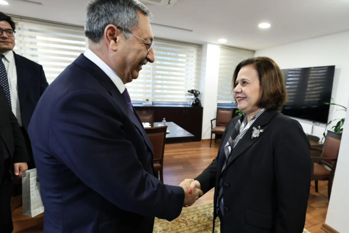 [[Türkiyə XİN]] rəhbərinin müavini Xələf Xələfovla görüşdü