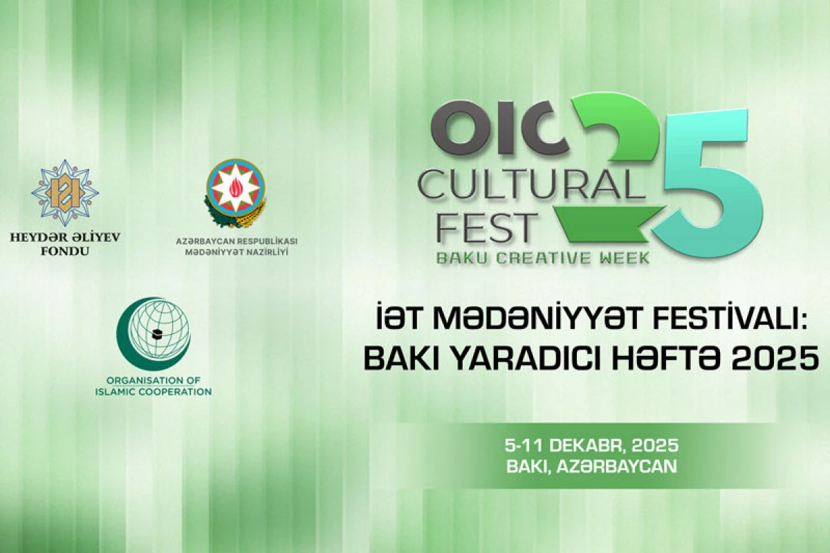 [[Heydər Əliyev Fondu]] “İƏT Mədəniyyət Festivalı: Bakı Yaradıcı Həftə”nin tərəfdaşı oldu