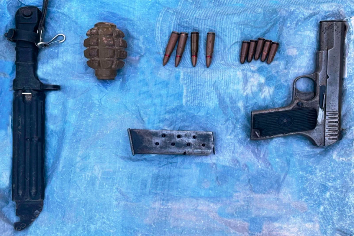Gəncədə məhkumun [[həbsdən öncə]] gizlətdiyi silah aşkar edildi