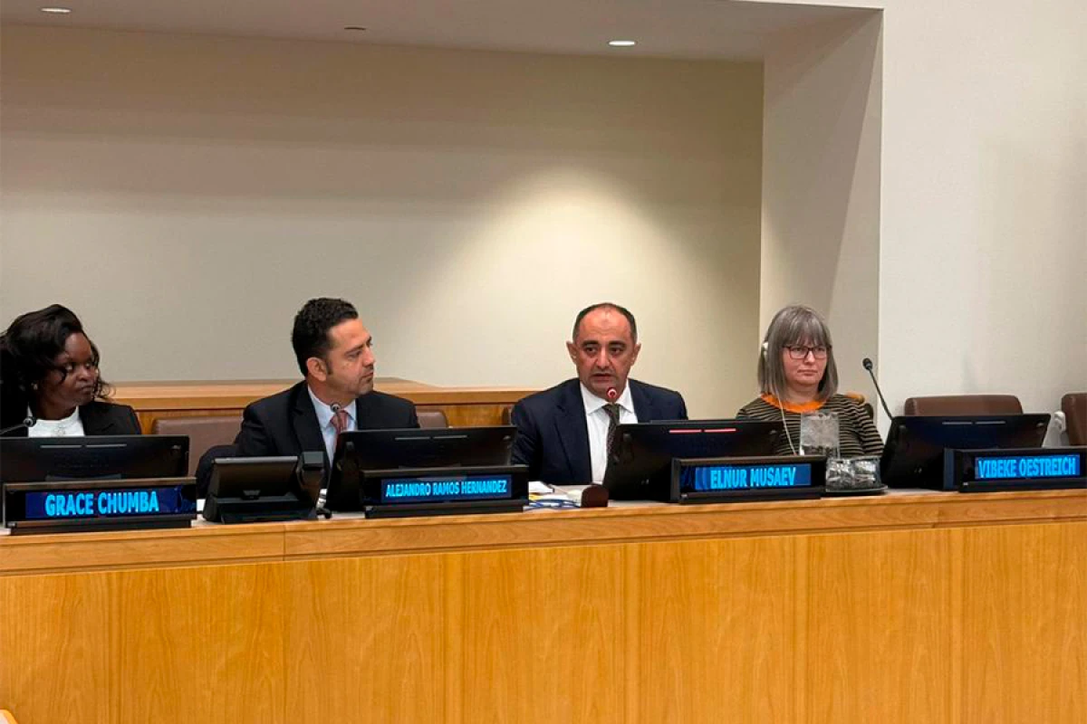 Baş Prokurorluğun idarə rəisi [[BMT-də]] çıxış etdi