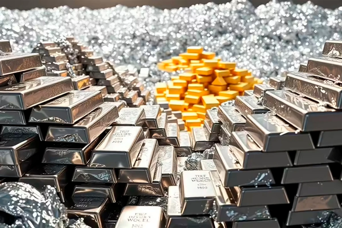 Qızıl ucuzlaşdı, [[gümüş bahalaşdı]]