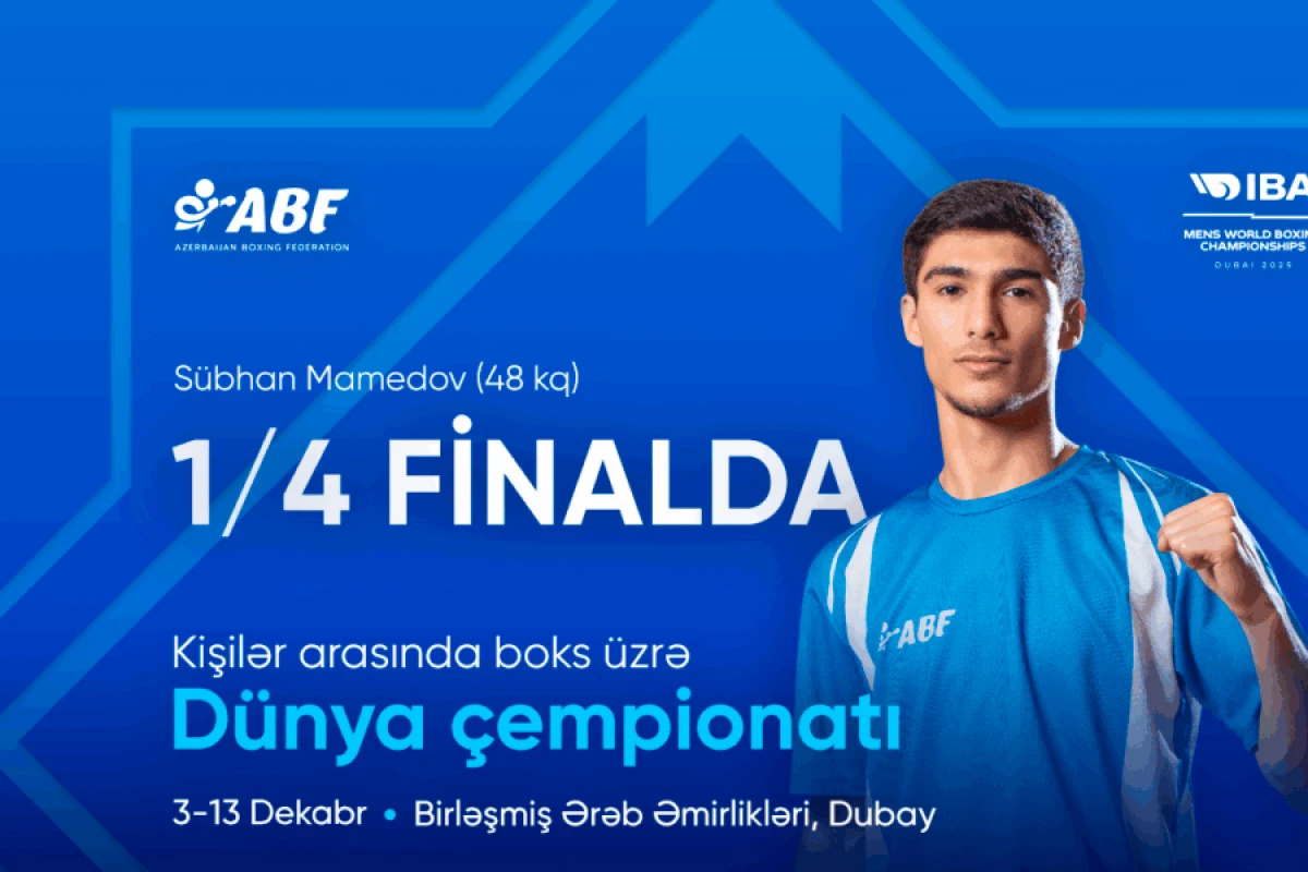 [[Üç boksçumuz]] dünya çempionatının yarımfinalına yüksəldi