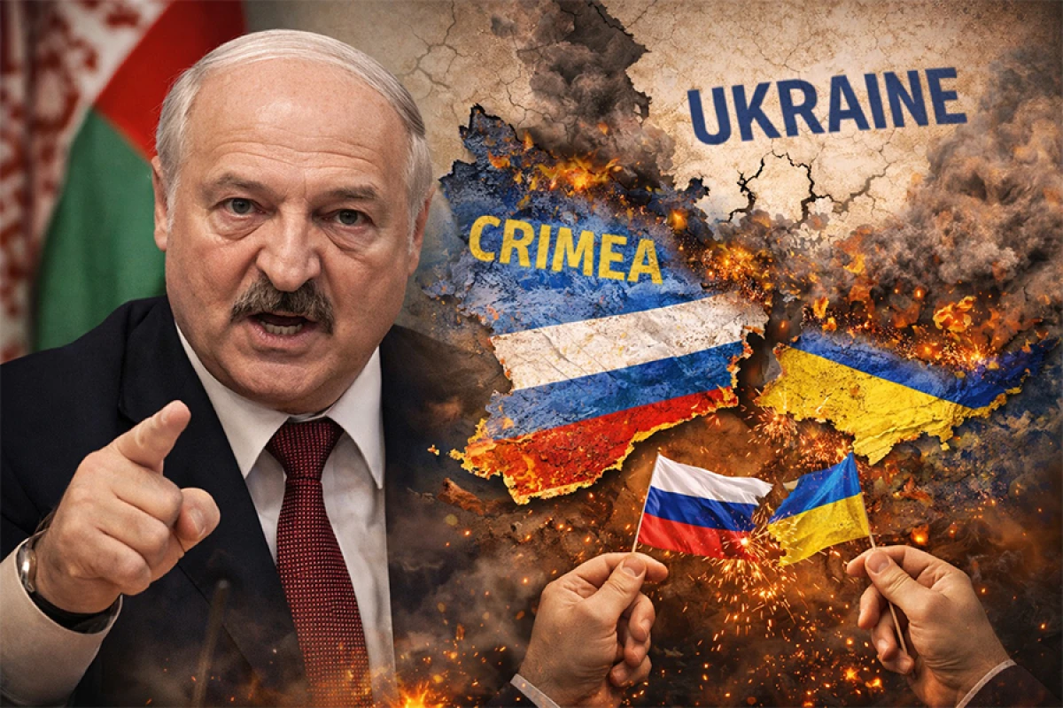 "Ukrayna özü Krımı  Rusiyaya verib"[[- Lukaşenkonun sözləri köhnə yaraları yenidən açdı]]