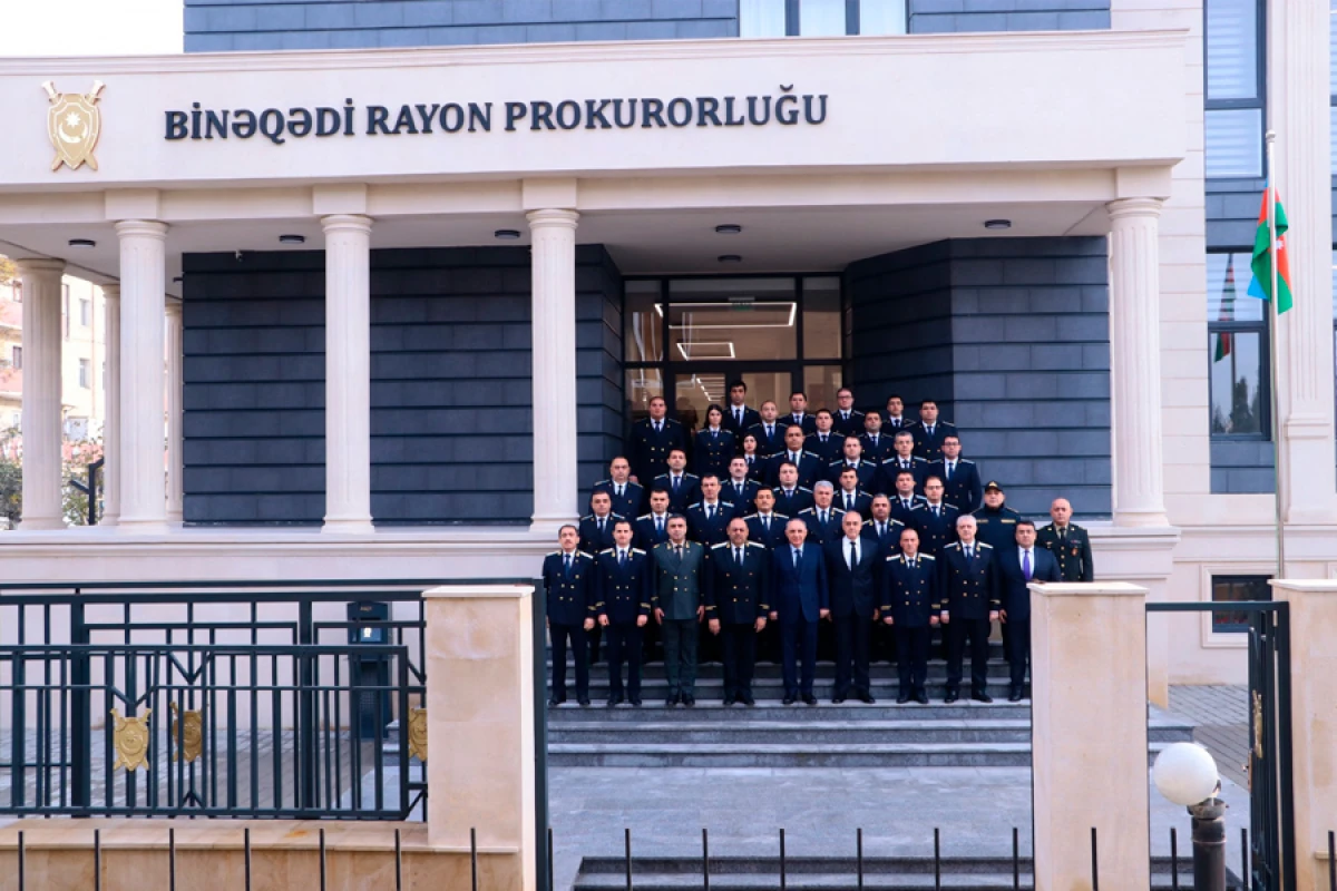 Binəqədi rayon prokurorluğunun yeni inzibati binası istifadəyə verildi [[- FOTO]]