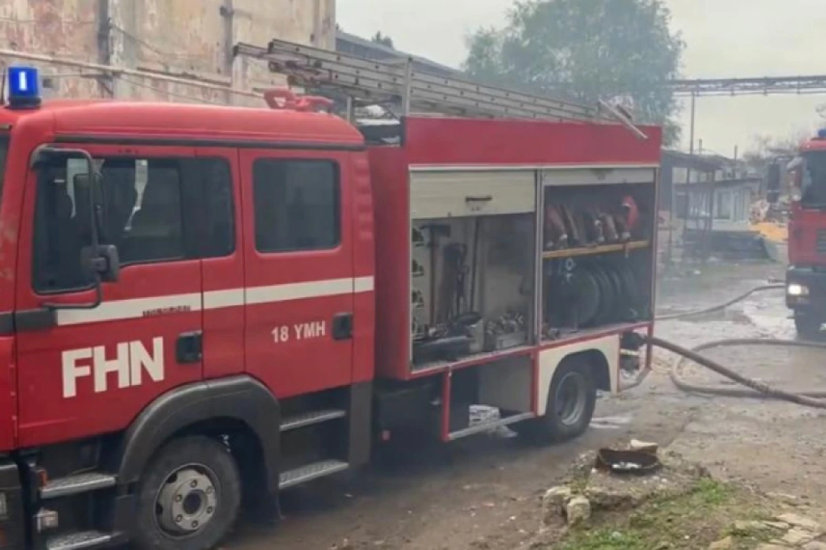 Balakəndə məktəb binasında [[yanğın]]