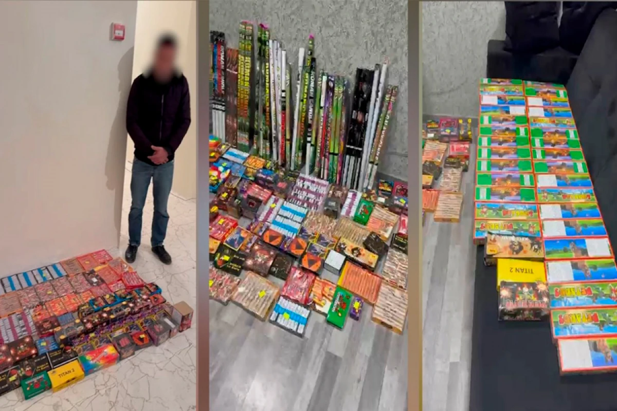 Ramanada [[pirotexniki vasitələrin gizli satıldığı anbar]] aşkarlandı