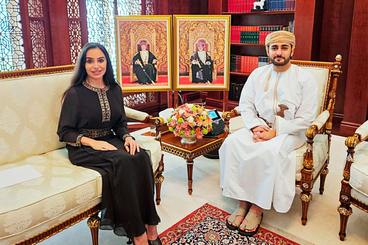 [[Leyla Əliyeva]] Omanın Vəliəhdi ilə görüşdü