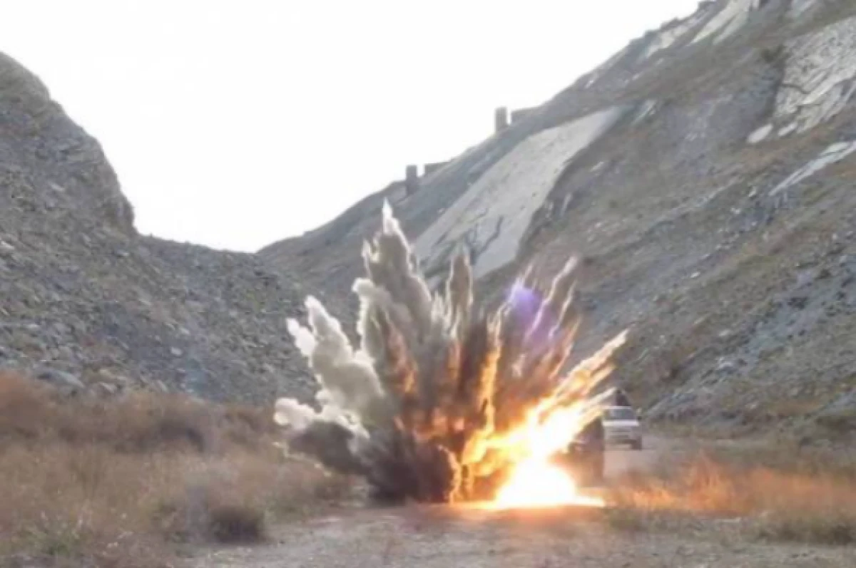 Cəbrayılda mina partladı, [[bir nəfər xəsarət aldı]]