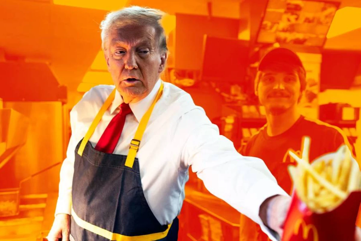 Trampın "McDonald’s" menyusu [[ŞOK ETDİ: Bir oturuşda 3 burger!]]