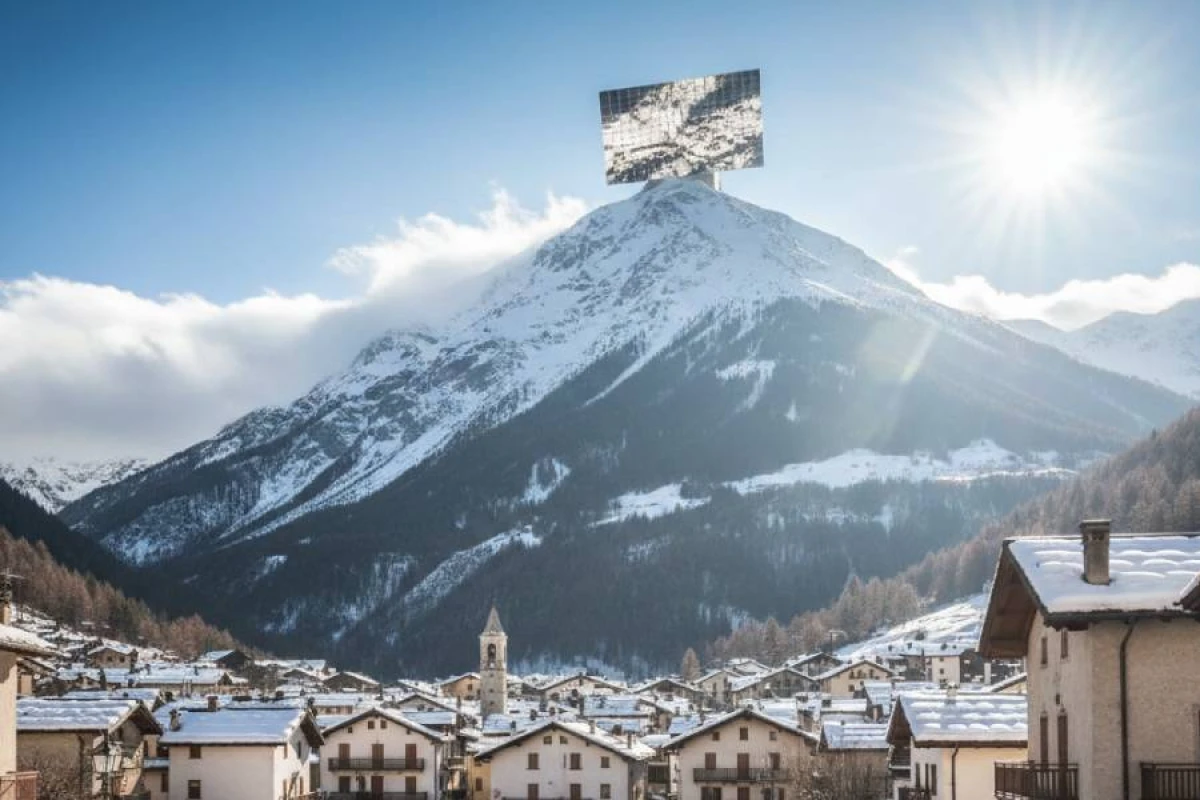 İtaliyada qaranlıqda qalan kənd [[günəşi satın alaraq]] işıqlandı