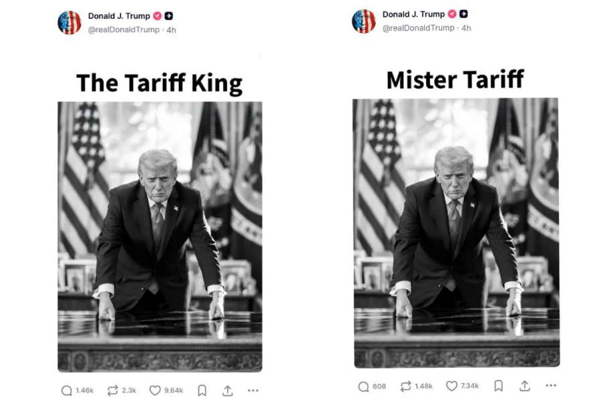 Tramp özünü [[“Tarif kralı”]] adlandırdı