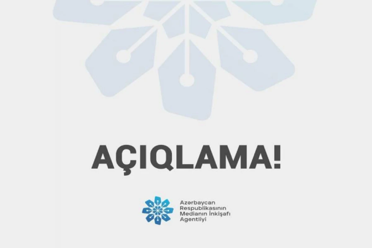 MEDİA Azərbaycan-Türkiyə strateji müttəfiqliyini hədəf alan dezinformasiya barədə [[AÇIQLAMA YAYDI]]