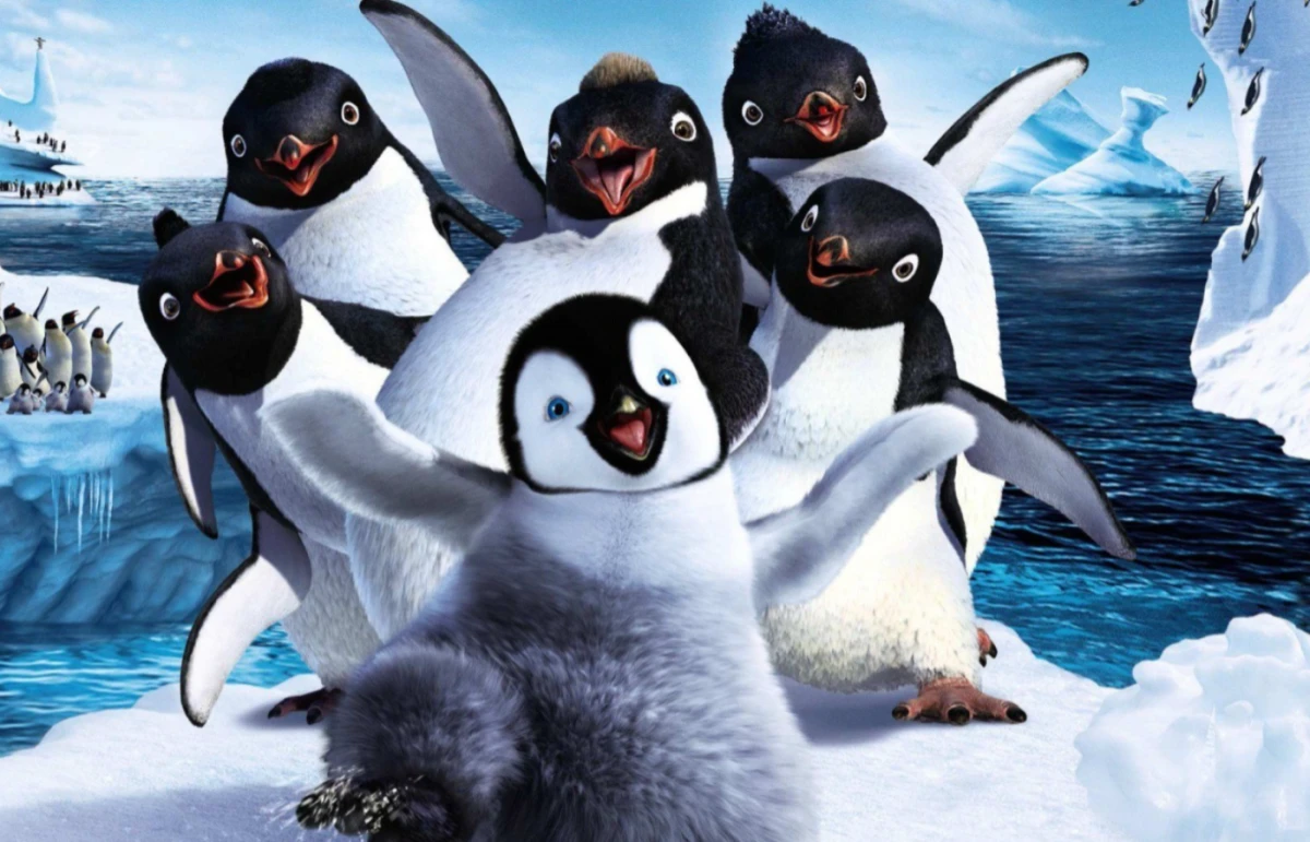 [[Pinqvinlər:]] Uça bilməyən dəniz quşları