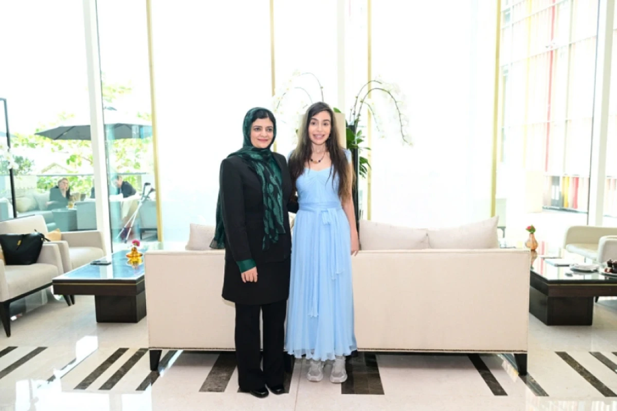 [[Leyla Əliyeva]] Zarqa Yaftalı ilə görüşdü