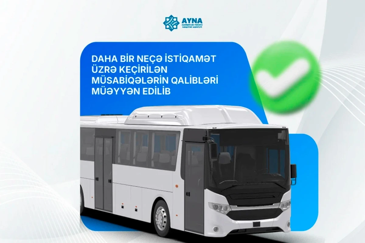 Daha 5 istiqamət üzrə keçirilən [[müsabiqələrin qalibləri]] müəyyənləşdi