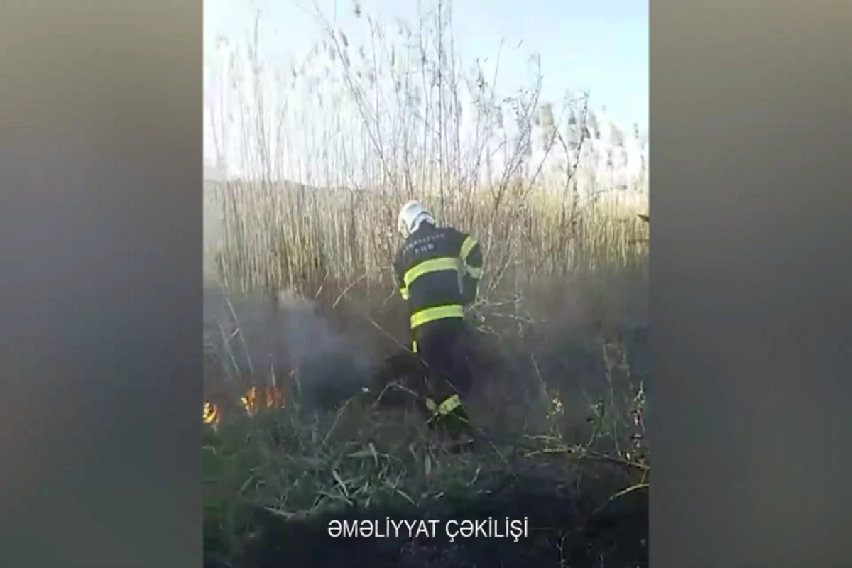 Cəbrayılda açıq ərazidə [[yanğın baş verdi]]