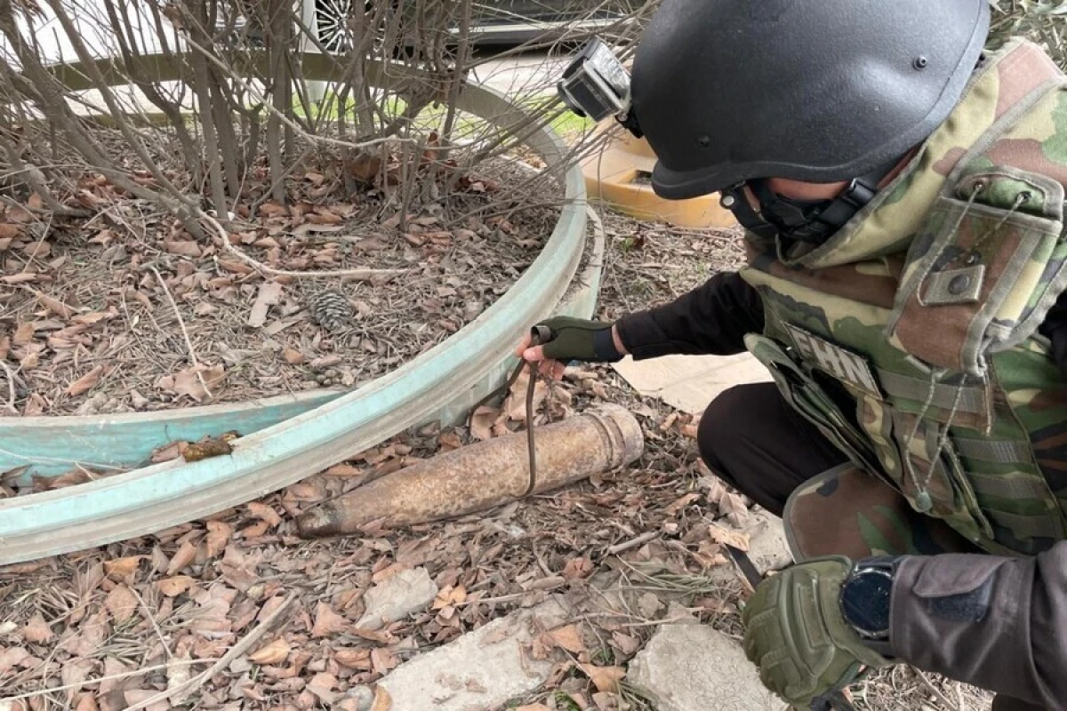 Sumqayıtda top mərmisi tapıldı [[- FOTO]]