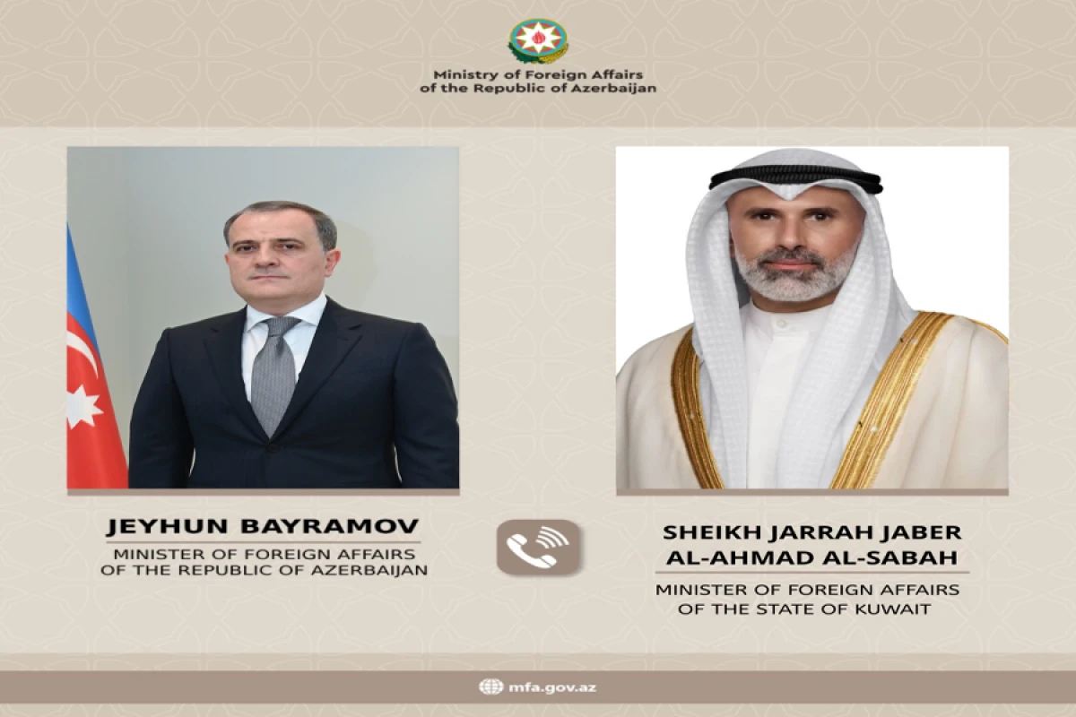 [[Ceyhun Bayramov]] ilə Küveyt xarici işlər naziri telefon danışığı apardı
