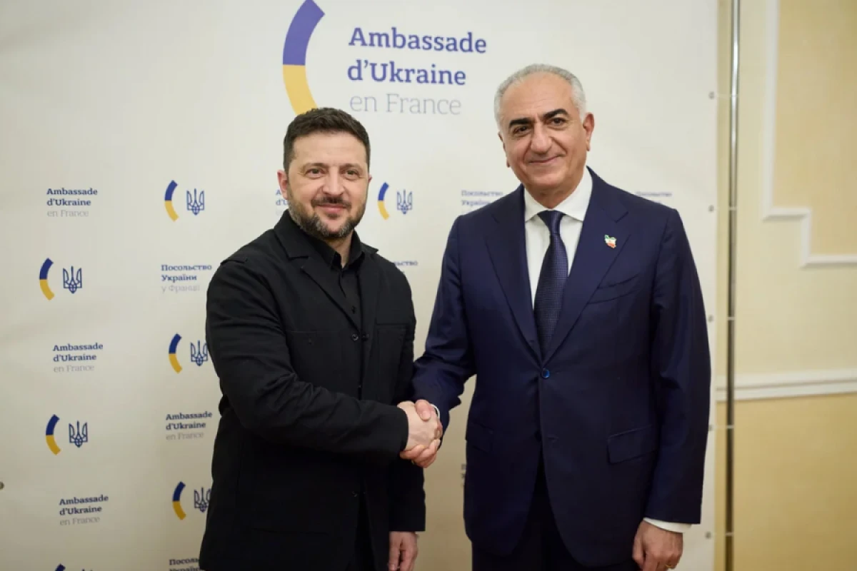 [[Zelenski Pəhləvi]] ilə görüşdü