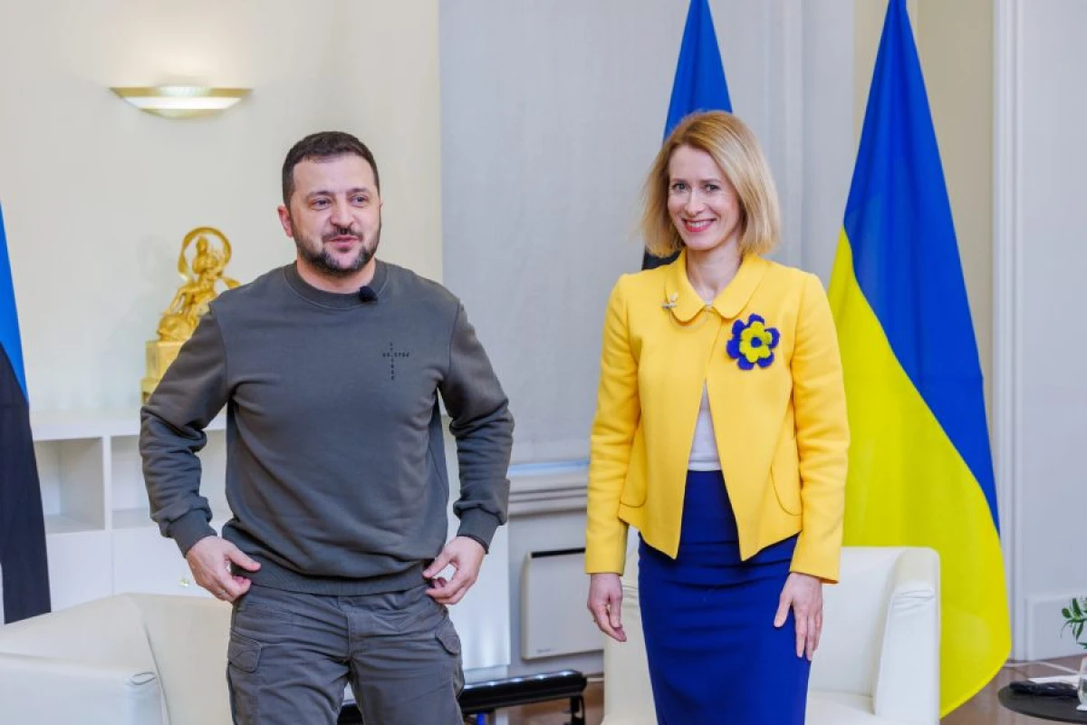 Kaya Kallas [[Ukraynaya getdi]]