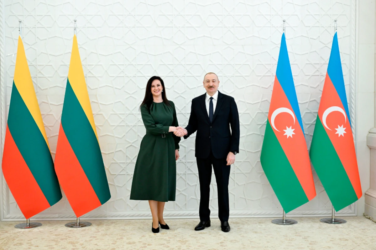 [[Prezident İlham Əliyev]] Litvanın Baş nazirini qəbul etdi