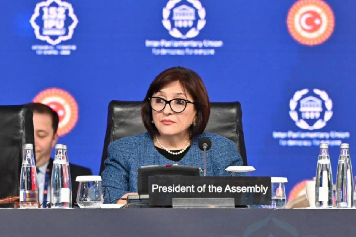 Sahibə Qafarova PAİ-nin 152-ci Assambleyası çərçivəsində ümumi müzakirələrə sədrlik etdi