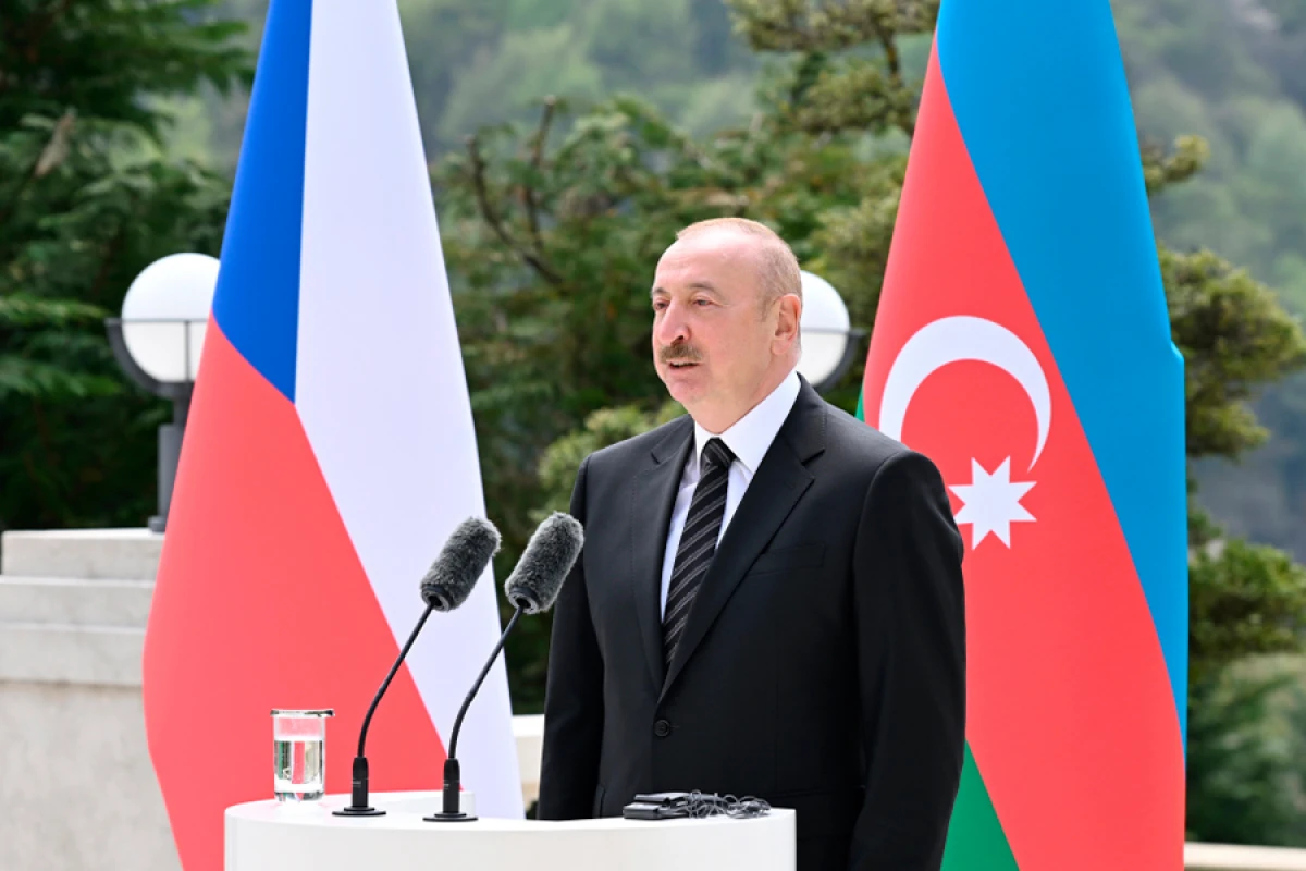 [[Prezident:]] Çexiyaya qonşu olan ölkələrə Azərbaycan təbii qaz ixrac edir