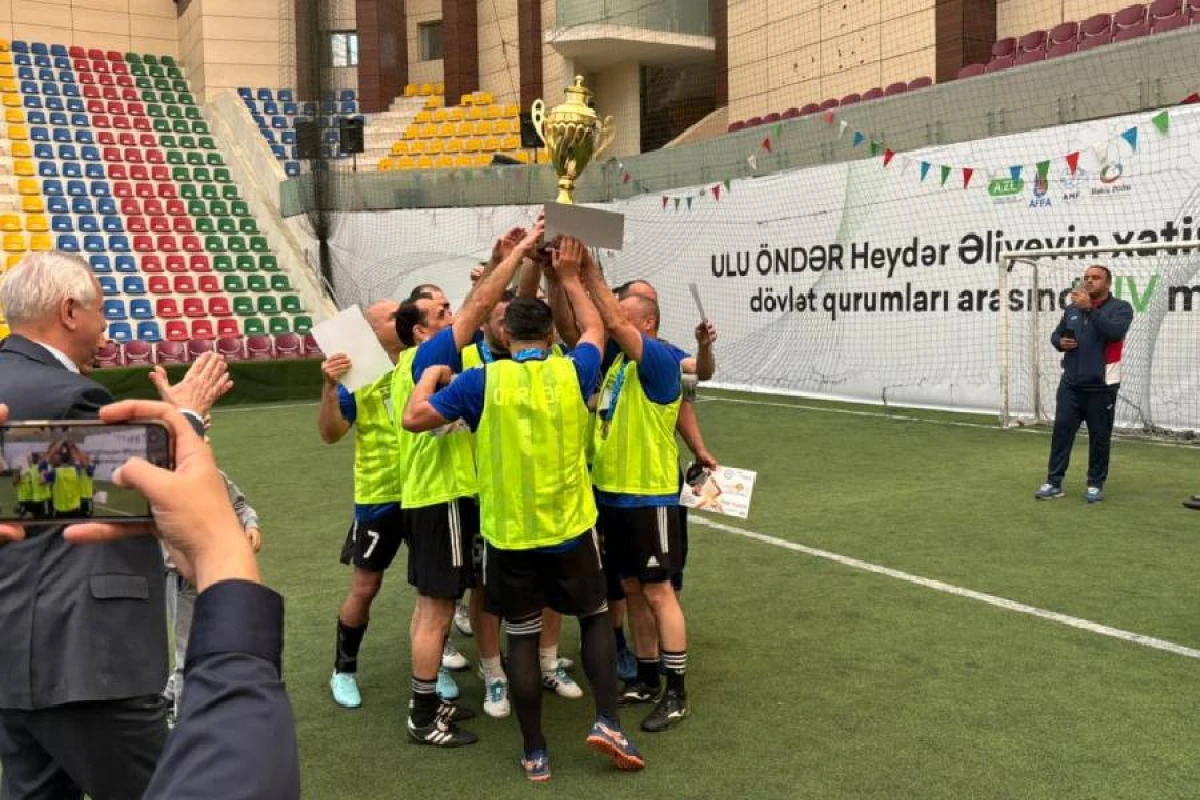 Veteranlar arasında minifutbol turnirinin qalibi bəlli oldu