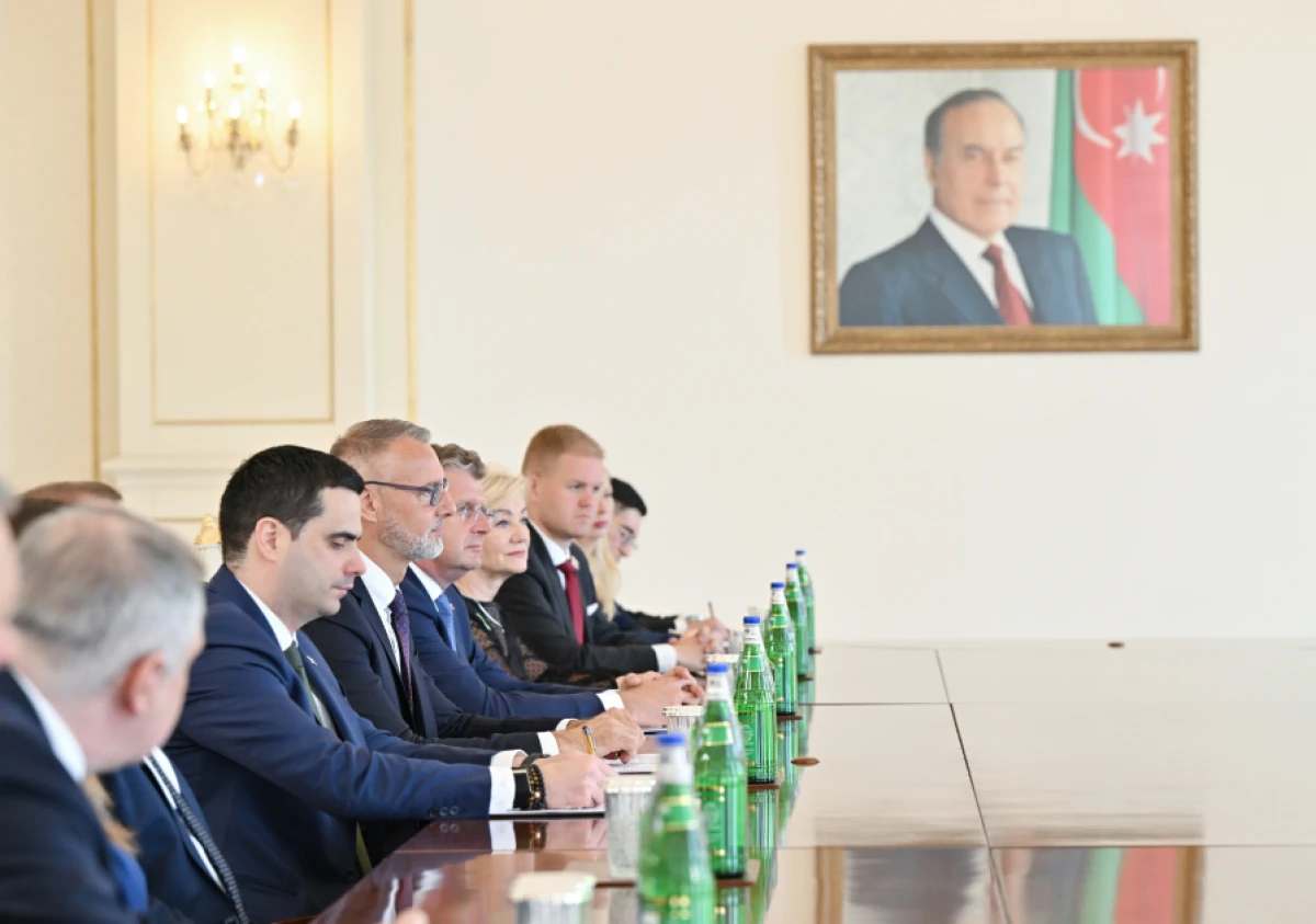 Prezident Slovak heyəti qəbul etdi — 1