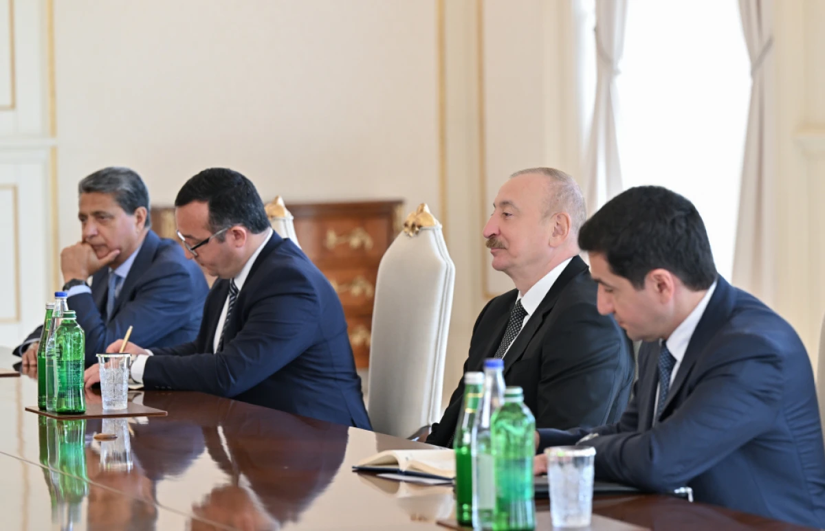 Prezident Slovak heyəti qəbul etdi — 5