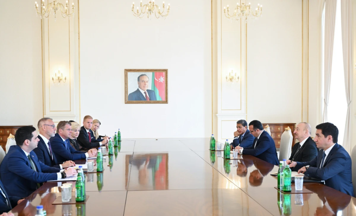 Prezident Slovak heyəti qəbul etdi — 8