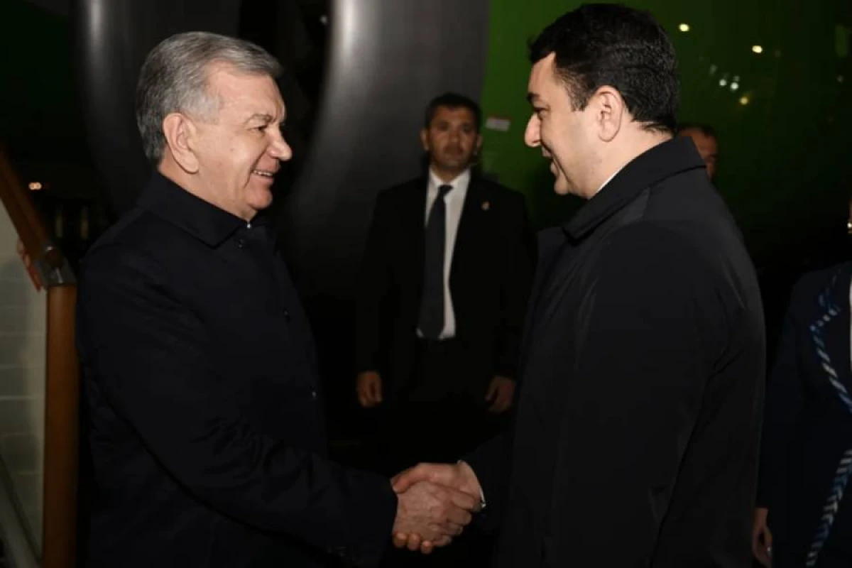 Özbəkistan Prezidenti Şavkat Mirziyoyev Azərbaycana gəldi