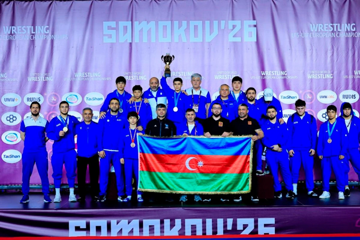 Gənc pəhləvanlarımız Avropa çempionatında fəxri kürsünü silkələdi!