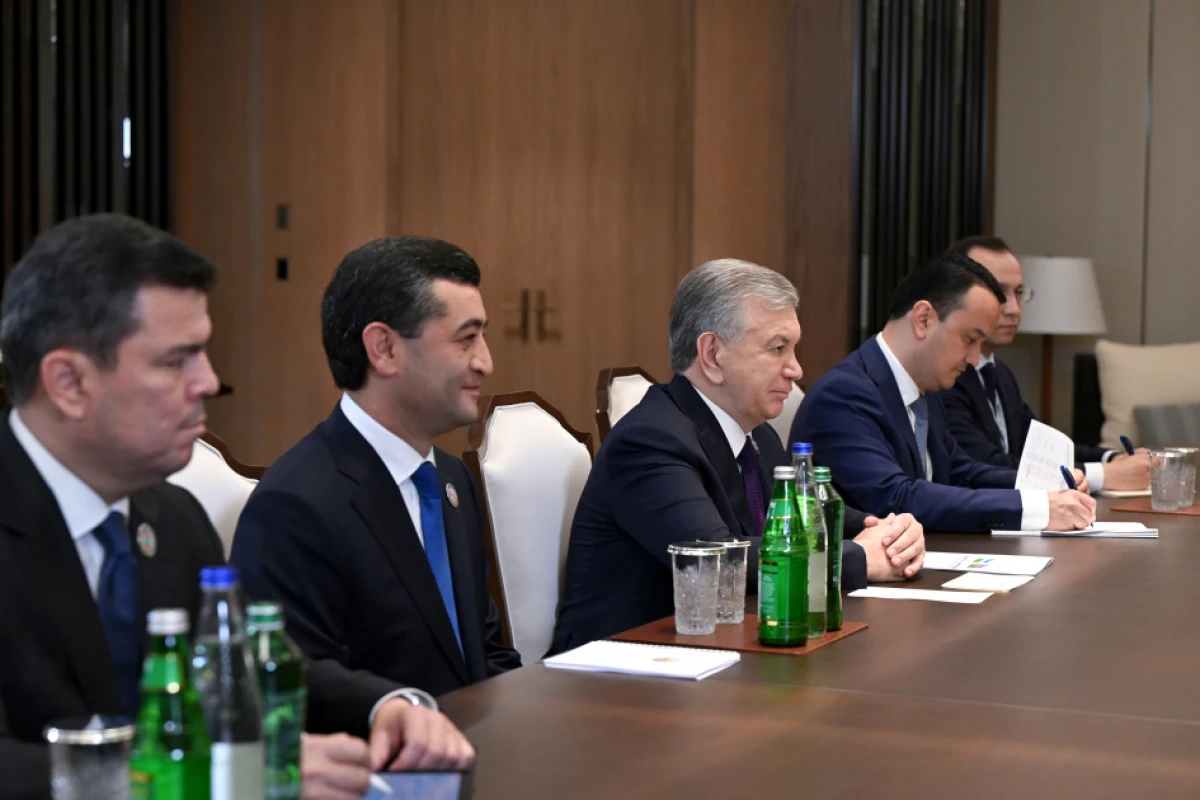 Prezident Özbəkistan Prezidenti ilə görüşdü — 1