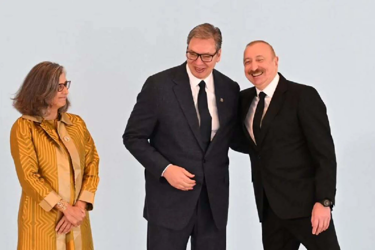 İlham Əliyevin Vuçiçlə səmimi fotoları