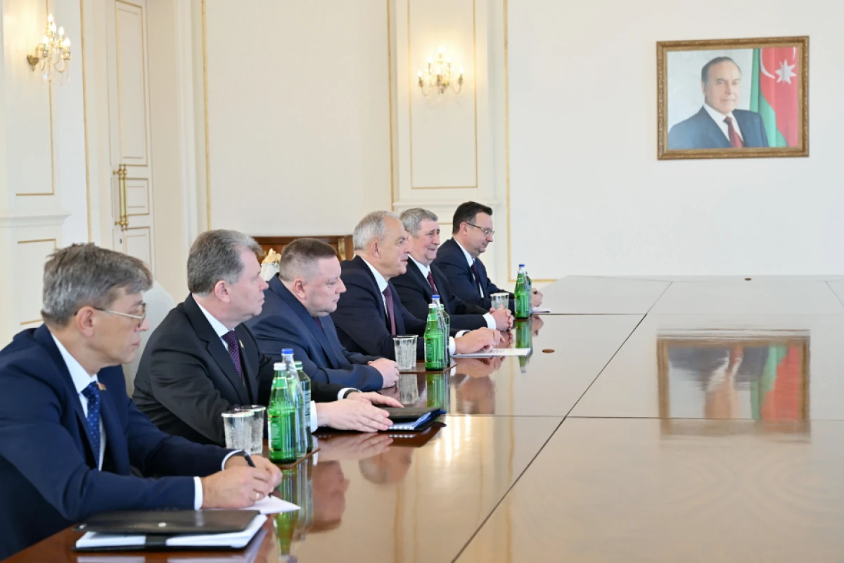 Prezident Belarus Milli Assambleyası Nümayəndələr Palatasının sədrini qəbul etdi — 1