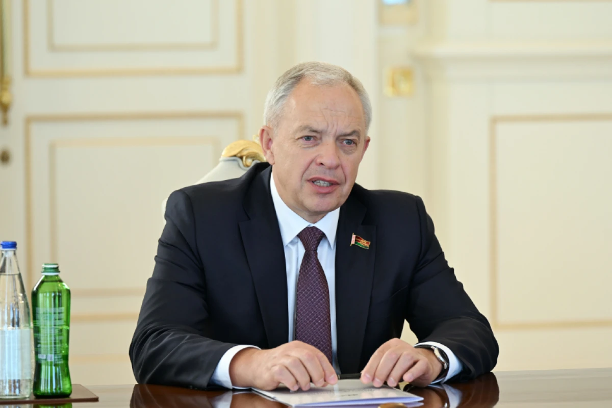 Prezident Belarus Milli Assambleyası Nümayəndələr Palatasının sədrini qəbul etdi — 3