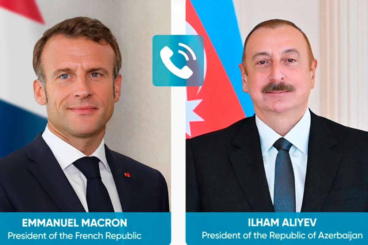 Emmanuel Makron İlham Əliyevə zəng vurub