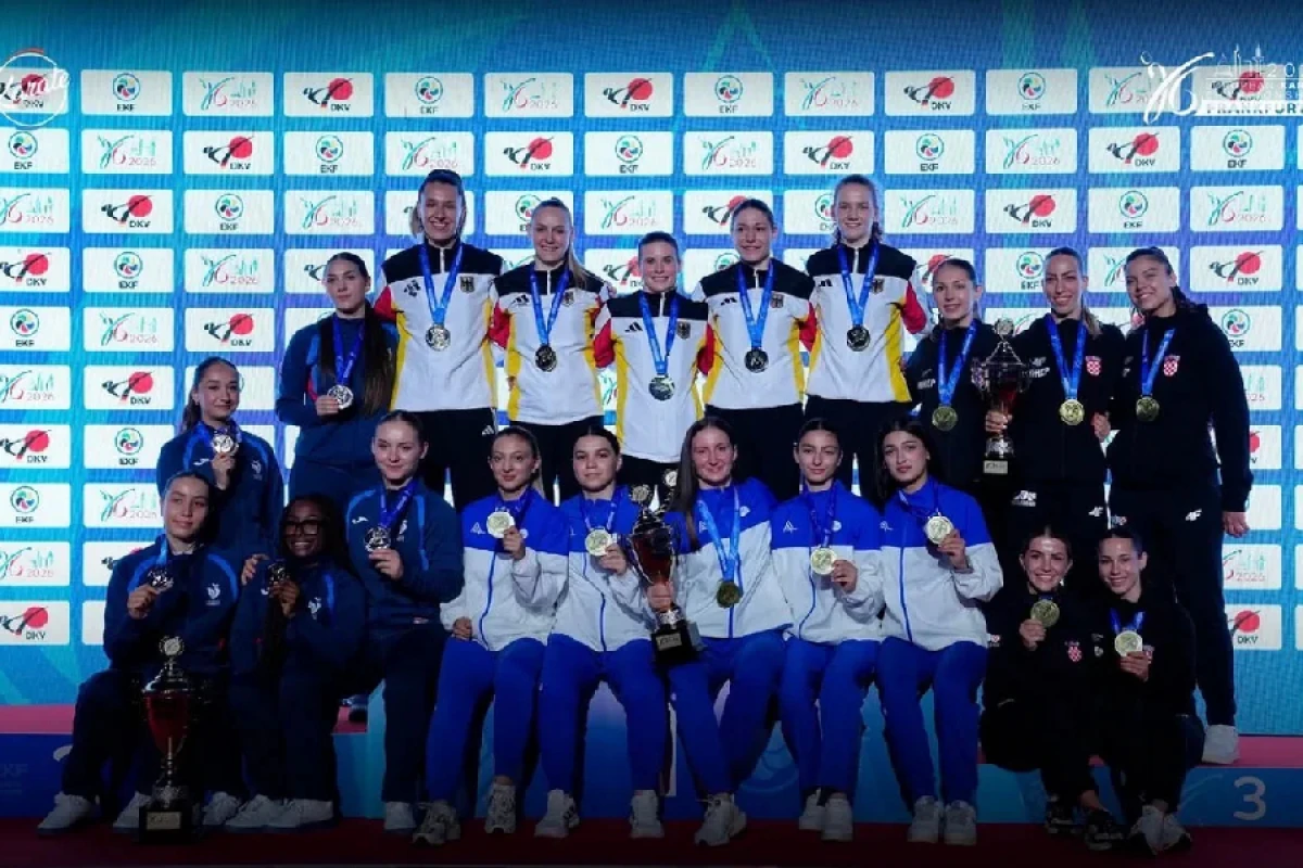 Karateçilərimiz Avropa çempionatında doqquz medal qazanıblar