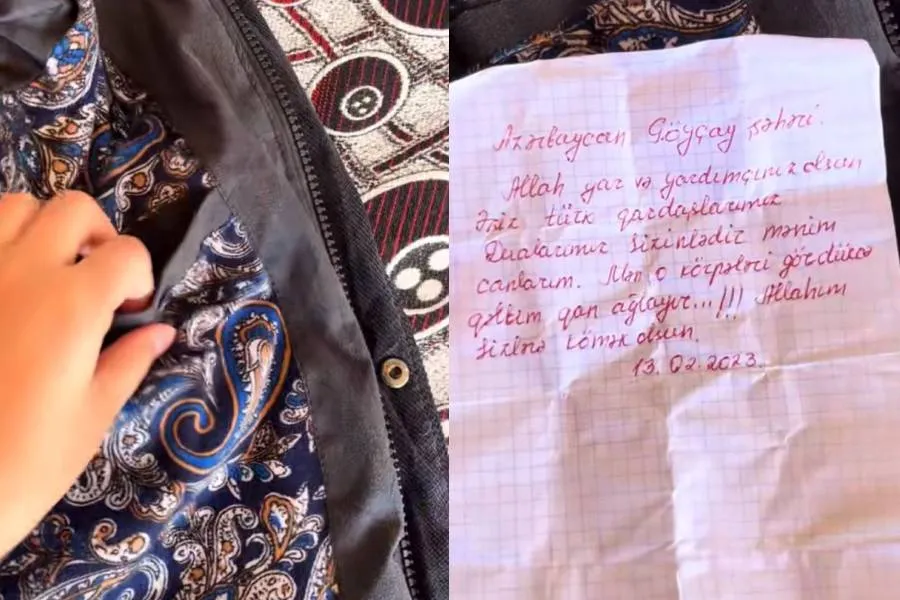 Azərbaycandan göndərilən məktub 3 il sonra tapıldı və ürəkləri dağladı....